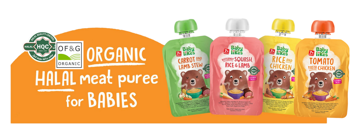 Halal Organic Baby Food Pouches for 7+ Months | Baby Likes
