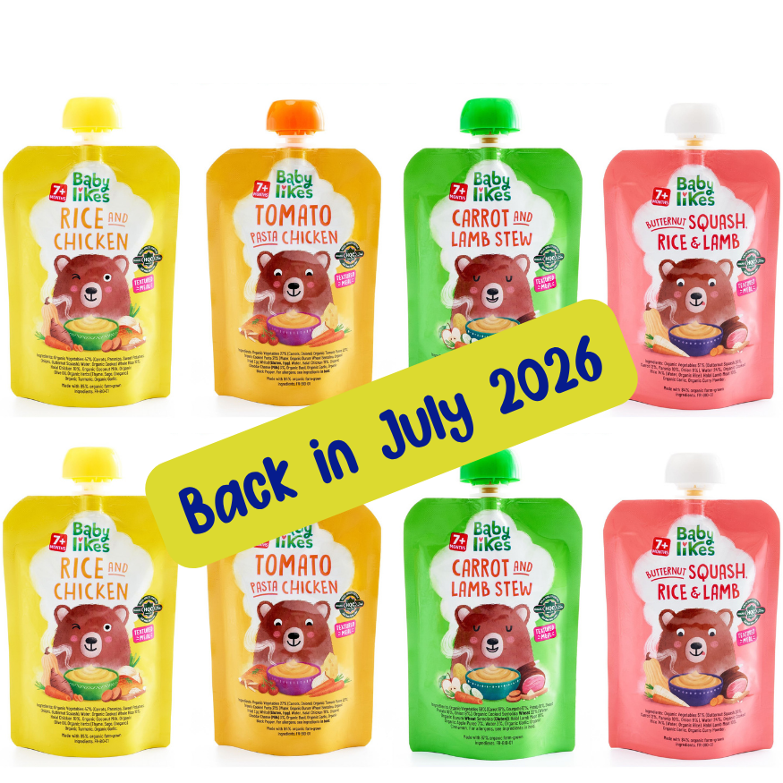 Halal Organic Baby Food Pouches – Variety Pack (Stage 2 Weaning, 7+ Months) | 8 x 130g | No Added Sugar, No Preservatives, No Added Salt