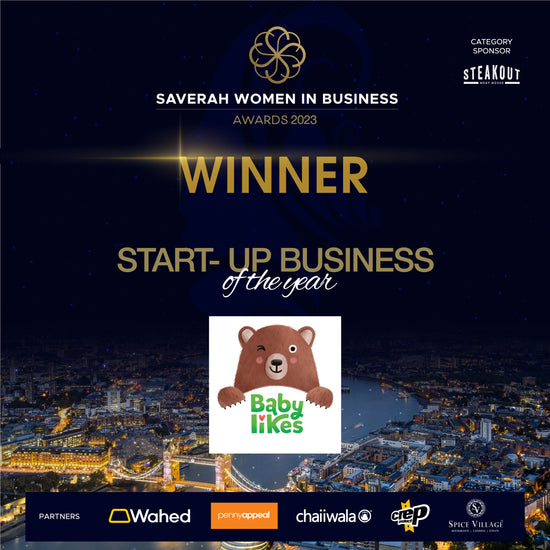 Saverah Women in Business Awards recognised Baby Likes as Start Up Business of the Year 2023.